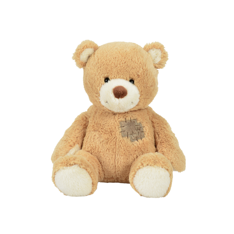  soft toy bear patch light brown 20 cm 